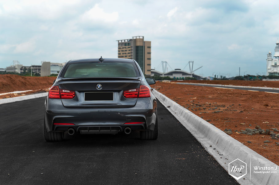 Accord permanent sur la BMW F30 335i avec HRE Alu