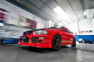 dejavusubie-05 (Deja Vu // Bob’s Subaru GC8 on Volk Rays)