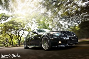 evane60-01 (Malachite // BMW E60 5 Series on BC Forged)