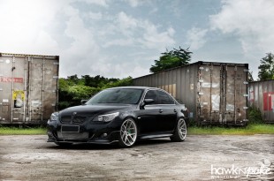 evane60-02 (Malachite // BMW E60 5 Series on BC Forged)