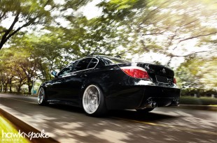 evane60-05 (Malachite // BMW E60 5 Series on BC Forged)