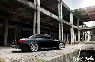 evane60-06 (Malachite // BMW E60 5 Series on BC Forged)