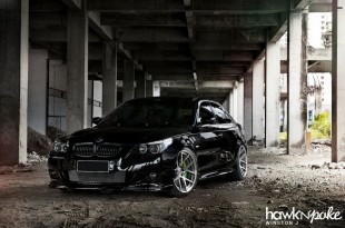evane60-08 (Malachite // BMW E60 5 Series on BC Forged)