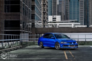 evo8mr-01 (Blue Gem // Didi’s Evolution VIII on Volk Rays)