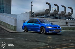 evo8mr-03 (Blue Gem // Didi’s Evolution VIII on Volk Rays)