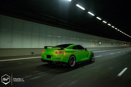 greengtr-05 (Invisible Spectrum // Nissan GT-R on BBS)