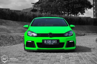 gtiairgreen-08 (Full Force // Benny’s K04 & Aired Out GTI on Work Wheels)
