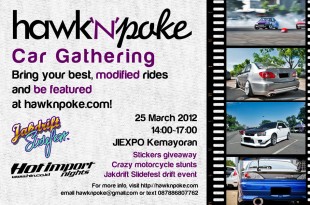 hawknpoke-car-gath-flyer (Event Coming Up // hawk’n’poke Car Gathering // Jakdrift Slidefest)