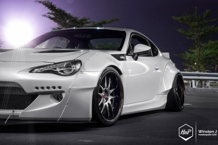 kikirb86-13 (Showtime // Kiki’s Rocket Bunny 86 on StanceNation Work Wheels)