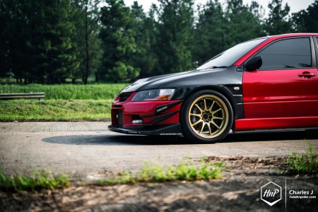 newevolol-04 (JDM Hero // Sanadi’s Mitsubishi Lancer Evolution VIII MR on Volk Racing)