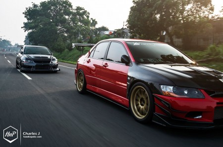 newevolol-13 (JDM Hero // Sanadi’s Mitsubishi Lancer Evolution VIII MR on Volk Racing)