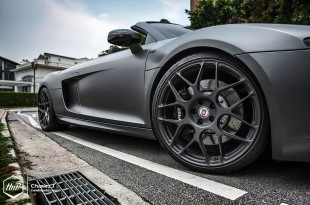 r8hrefrozen-02 (Sinister Sight // Frozen Grey Audi R8 V10 Spyder on HRE)