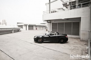 slkdpe-03 (Top Down Gorgeous // Black on Black SLK on DPE)
