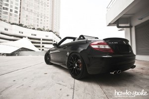 slkdpe-04 (Top Down Gorgeous // Black on Black SLK on DPE)