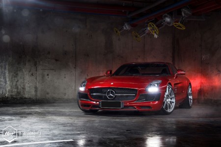 slsamghre-01 (Flying Low // Jason’s SLS AMG on HRE)